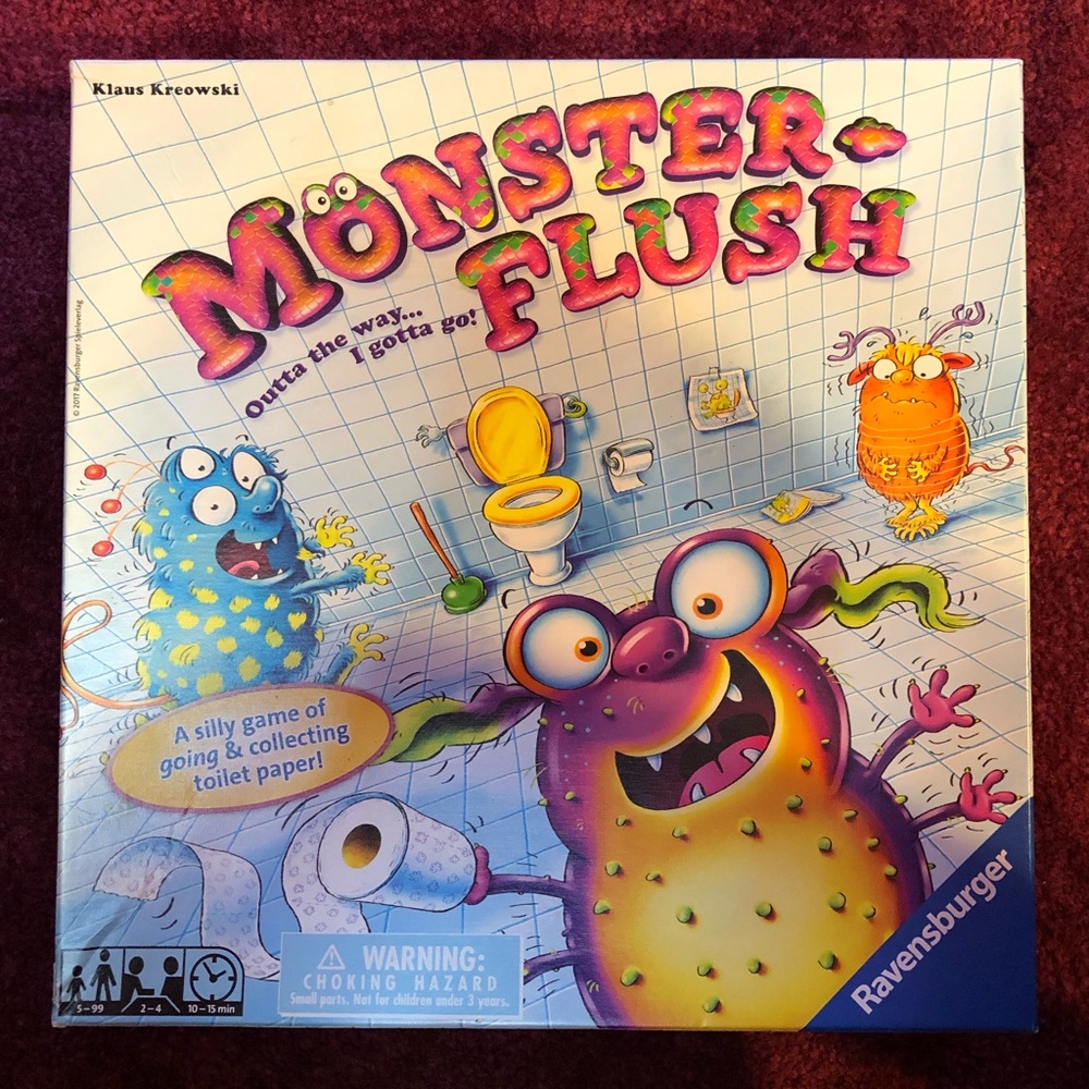 Monster Flush Board Game